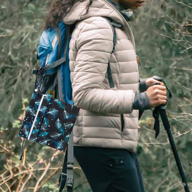 Teamoy 3Pcs Pee Cloth with Storage Bag, Reusable Pee Rag