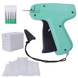 Dorkis Kit de Pistola de Etiquetado, Etiquetas de Ropa Y Etiquetas de Precio Pistola, Pistola de Etiquetado para Ropa (1000 Púas, 5 Agujas de Metal, 200 Etiqueta de Precio de Ropa)