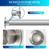 Creatyi 38mm/1-1/2 Inch Heavy Duty Stainless Steel Closet Rod Brackets