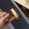 Guanici 4 Pieces Heavy Duty Gold Foldable Wall Hooks for