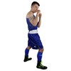FIRE SPORTS® Uniforme Oficial Azul Box Olímpico Varonil (Azul, Extra