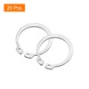 sourcing map 20 Pcs External Retaining Rings, 29.6mm 304 Stainless