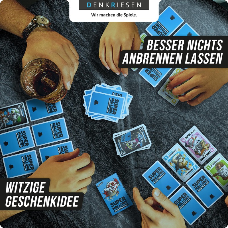 DENKRIESEN Supermallows® - Less Eats More. Card Game | Ages