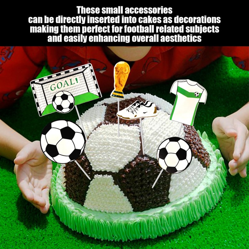 30 Football Candy Bags, 5 Football Invitation Cards, 5 Football