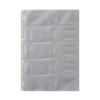 Lihit Lab A5045 Business Card File, Dedicated Pockets, Pack of