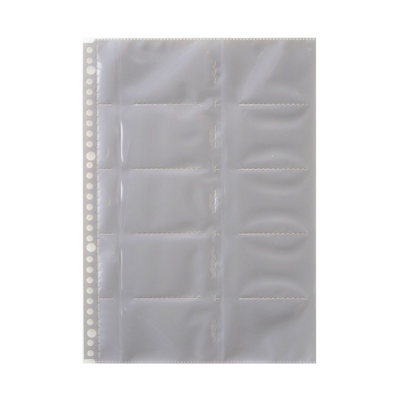 Lihit Lab A5045 Business Card File, Dedicated Pockets, Pack of
