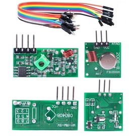 WWZMDiB 2Pcs 433M Transmitter + Receiver Kit for Remote Control Raspberry Pi Arduino