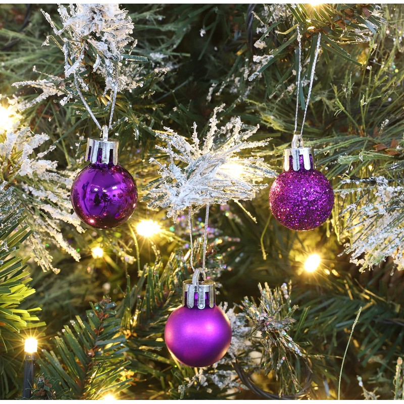 Christmas Concepts® Pack of 25-25mm Mini Christmas Tree Baubles -