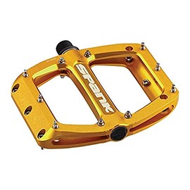 Spank Pedales Spoon Reboot S Gold Bicycle Pedals, Gold, S 90 x 105 mm