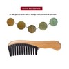 Exquisite Handmade Hair Comb – Anti Static 100% Natural Green