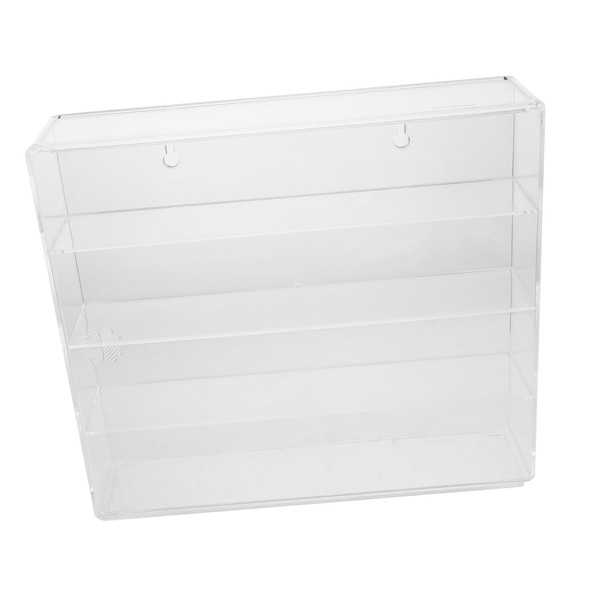 Baluue Clear Makeup Organizer with Dividers Transparent Desktop Cosmetic Storage