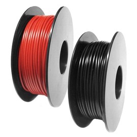 Xenterio LiYv Switching Wire Assortment, 0.50 mm², Tin-Plated Copper, Highly Flexible, 900 V, 2 x 25 m Spools (Red, Black)