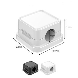 Cord Organizer Holder 8 Pack - Cable Organizer & Cord Holder for Desk, Nightstand | Phone Cord Holder, Cord Clips for Charging Cords