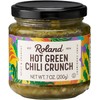 Roland Foods Hot Green Chili Crunch, Specialty Imported Food, 7