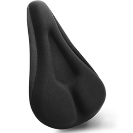 Voarge Bike Seat Cushion Cover, Extra Soft Gel Padded Bike Seat Cover for Mountain Bike, Road Bike for Men and Women