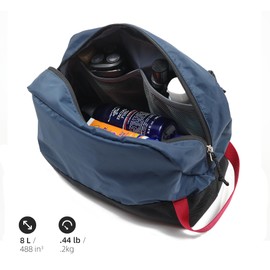 KalgoTeal Travel Toiletry Bag 8L, Large Packing Cube with Waterproof TPU Wet/Dry Compartment