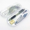 {Updated Version}8pcs Math Geometry Kit Set,Student Supplies Drawing Pencil Compass