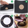 Round Recliner Non-Slip Rubber Furniture Pad - Round Floor Rubber