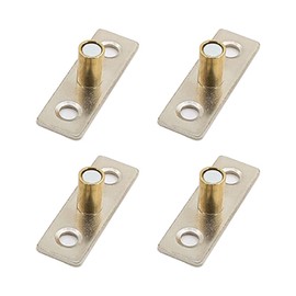 Sliding Barn Door Roller Guide, 4Pcs Metal Locator Stopper for Glass Sliding Doors Cabinets - 8mm Diameter