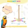 VOXGET Bird Stand Perch Toy Set for Cage, Parrot 360°