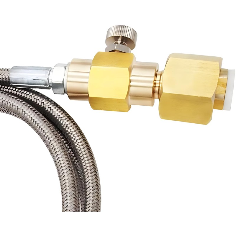 Co2 Tank Cylinder Refill Station Filling Charging Adapter With 60