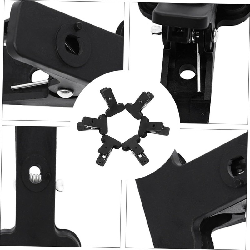 Operitacx 6PCS Heavy Duty Backdrop Spring Clamps for Photography Durable