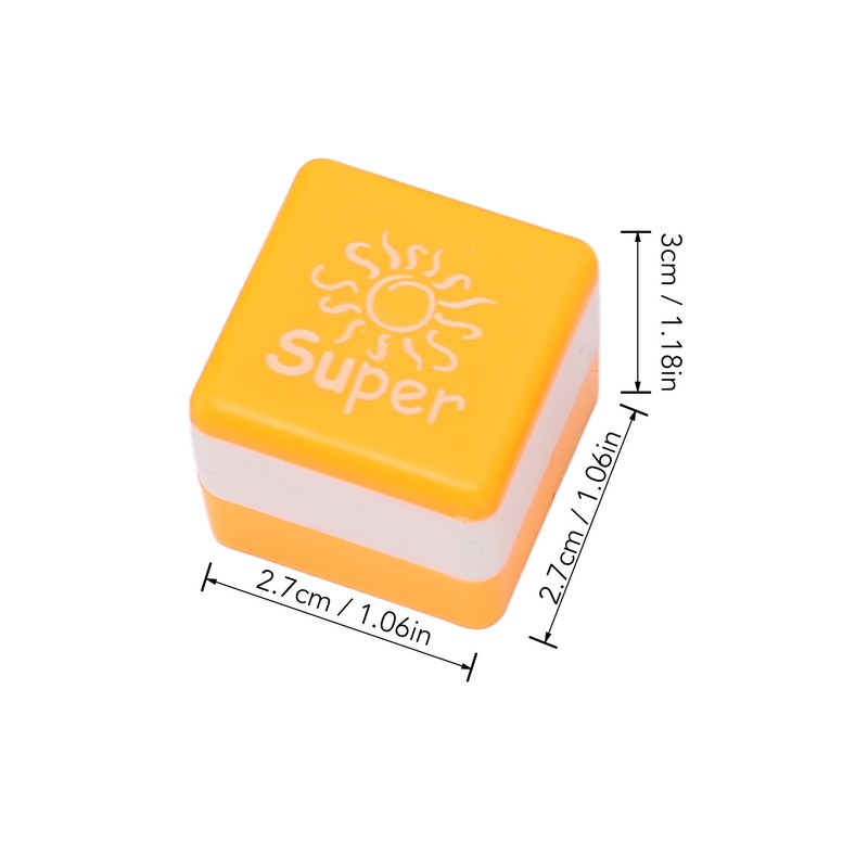 24PCS Teacher Stamps Reusable English Homework Encouraging Grading Stamp for