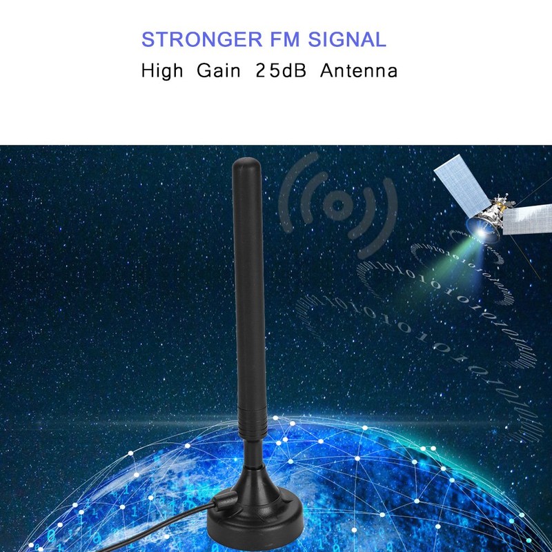 FM Radio Antenna, 25dB High Gain, For Home Use, Low