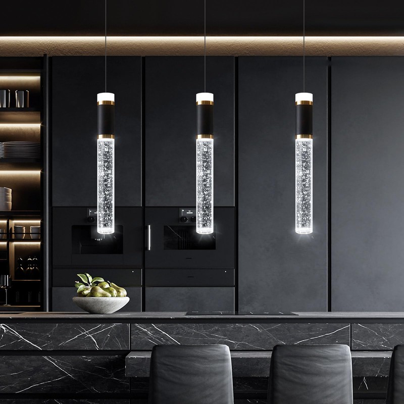 Modern Chandeliers Kitchen Island Pendant Lighting LED Dimmable Lights Hanging