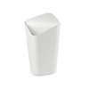 【umbra】 Trash Can Corner Can Metallic White 5L with Lid