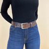 Gusti Studio Kara Leather Belt Dark Brown, brown