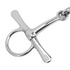 Full Cheek Horse Snaffle Stainless Steel Horse Mouth Bit Garden