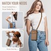 Women Small Crossbody Cell Phone Bag, RFID Blocking Shoulder Handbag