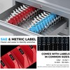 PINOZE 48PCS Magnetic Modular Wrench Organizers for Tool Drawers -