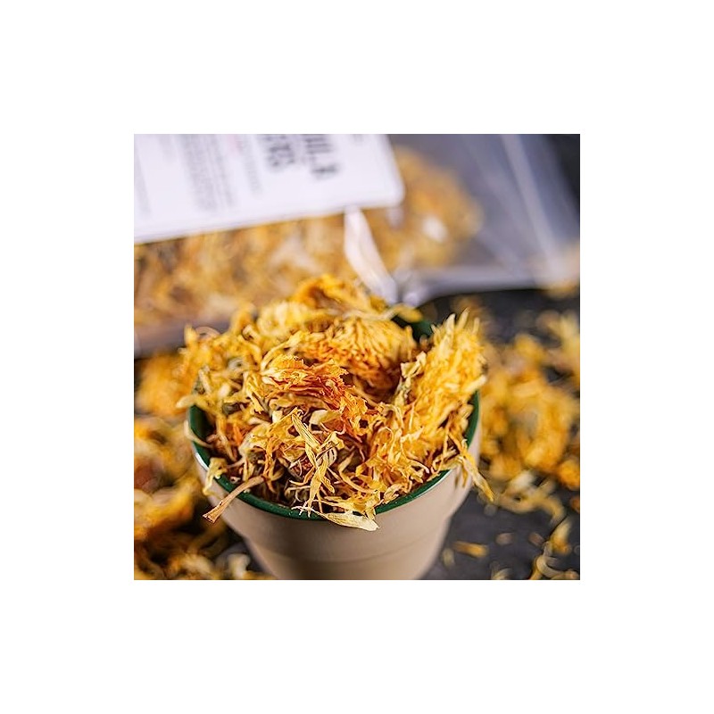 Calendula Whole Dry Flowers for Tea, Baking, Crafts, Sachets, Baths,