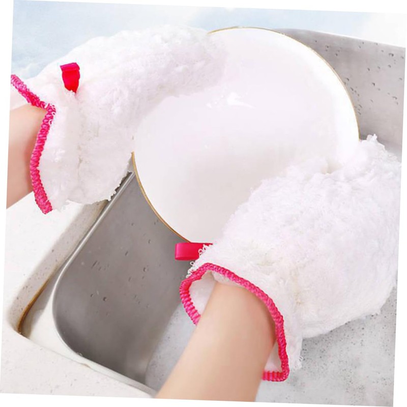 Healeved Heavy Duty Work Gloves 6pcs Hanging Cleaning Gloves Waterproof