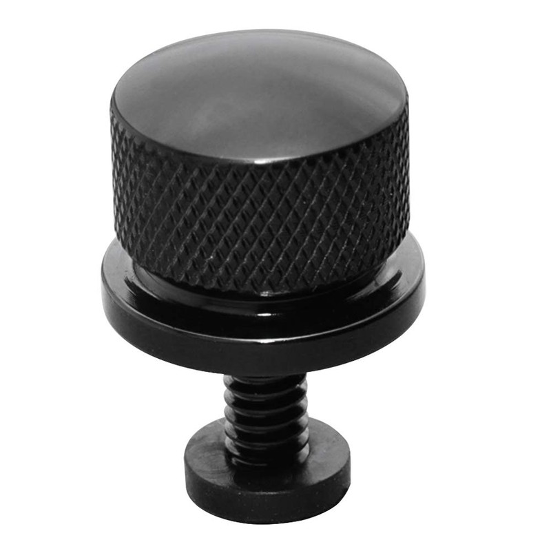 GUAIMI Black Seat Bolt Screw 1/4"-20 Thread Compatible with Harley