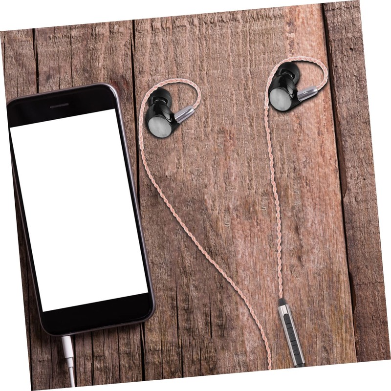 OSALADI Earphone Replacement Cable Soft and Core Wire Mic for