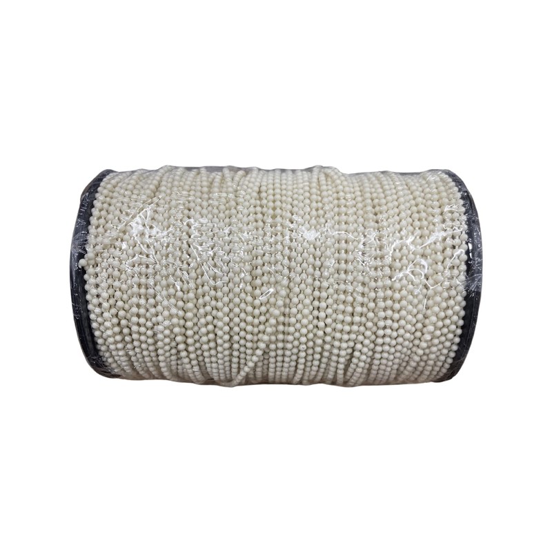 Plastic Ball Bead Chain Cord Roll - 1,000 Feet Spool