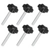 QUARKZMAN Pack of 6 M8 x 60 mm Star Handles,