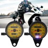 Motorcycle Speedometer, Motorcycle Odometer, Digital Speedometer Odometer GPS Speedometer 60mm