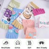 Sunvivid 5 Pairs of Toe Socks Women's Five Finger Socks