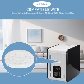 A451 Anti-Mineral Pads Humidifier Replacement Filters Compatible with BONECO S200, S250 & S450 Steam Humidifiers, 8 Pack