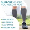 Run Forever Calf Compression Sleeves for Men and Women -