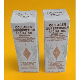 Charlotte Tilbury Collagen Superfusion Facial Oil Lot Of 2 (2X 3.5ml 2X0.11 oz )