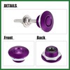 Motoforti Purple Bumper Release Lock Latch Hood Lock Push Button
