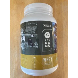 Pounamu Chocolate Grass Fed Whey Protein Isolate Powder 2lb Free Range NewZealan