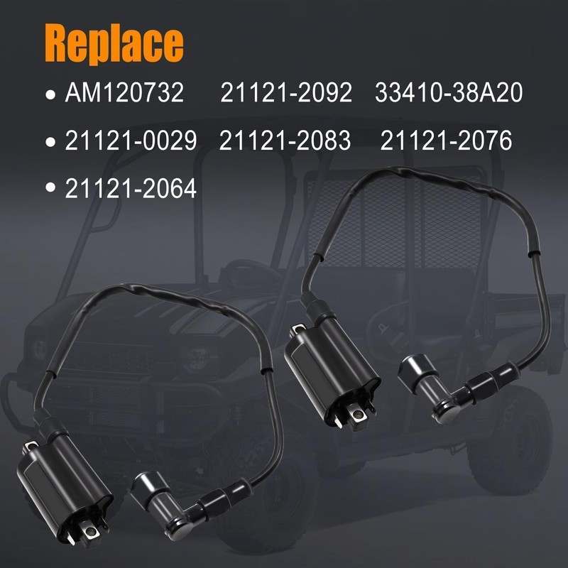 2 PCS AM120732 Ignition Coil Compatible with FD440V FD501D FD501V