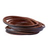 Cords Essentials 3MM Flat Genuine Leather Cord - Natural Leather