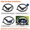 Arenbel Round Steering Wheel Ball Booster Car Turning Spinner Assist